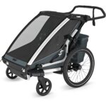 Thule Chariot Cross 2 Double - Fahrradanhänger für 2 Kinder - dark slate