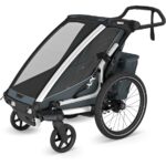 Thule Chariot Cross 2 Single - Fahrradanhänger für 1 Kind - dark slate