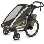 Thule Chariot Cross 2 Single - Fahrradanhänger für 1 Kind - faded khaki