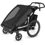 Thule Chariot Sport 2 Double - Fahrradanhänger für 2 Kinder - schwarz